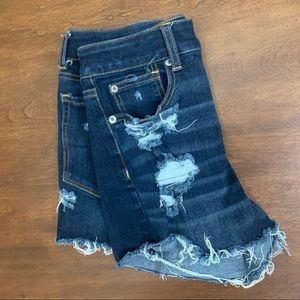 American Eagle High Waisted jean shorts